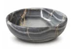 Vasque à poser ronde bol Travertin Beige 42x15 cm - Image 3